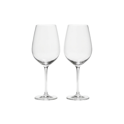 Two wine glasses