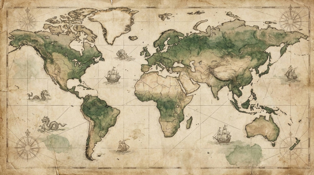 Wine of the World map