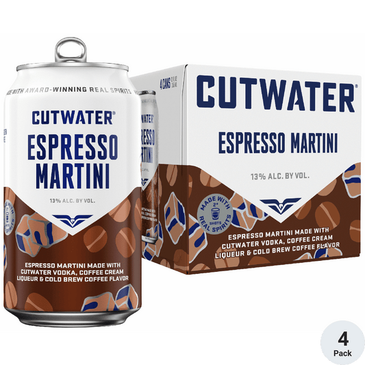 Cutwater Espresso Martini 4pk