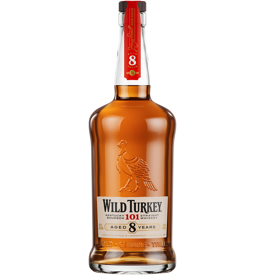 Wild Turkey Straight Bourbon 8 Years Old 101 Proof 750ml