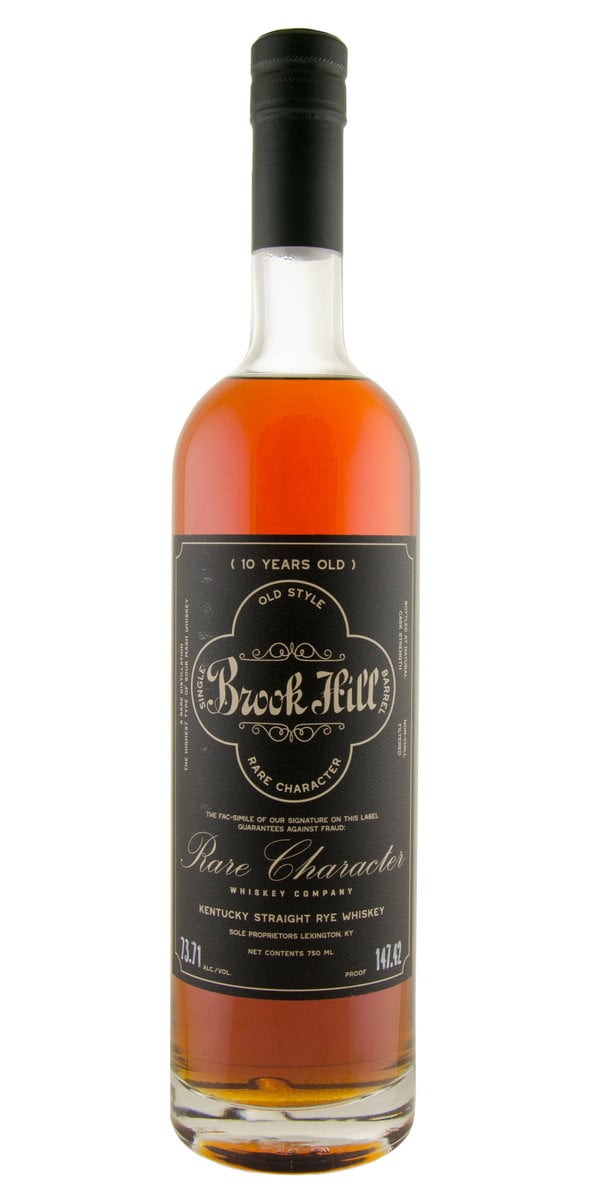 Brook Hill 10 Years Old Style Space Echo Rye 750ml