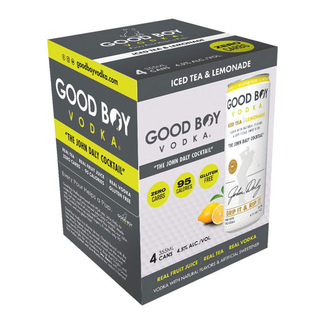 Good Boy Vodka The John Daly Iced Tea & Lemonade