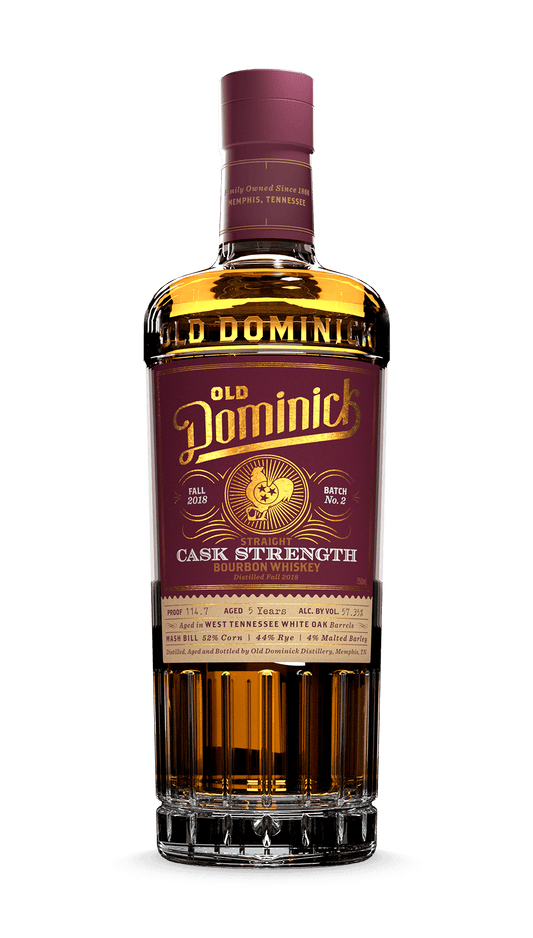 Old Dominick Distillery 6 Years Old Cask Strength Straight Bourbon 750ml
