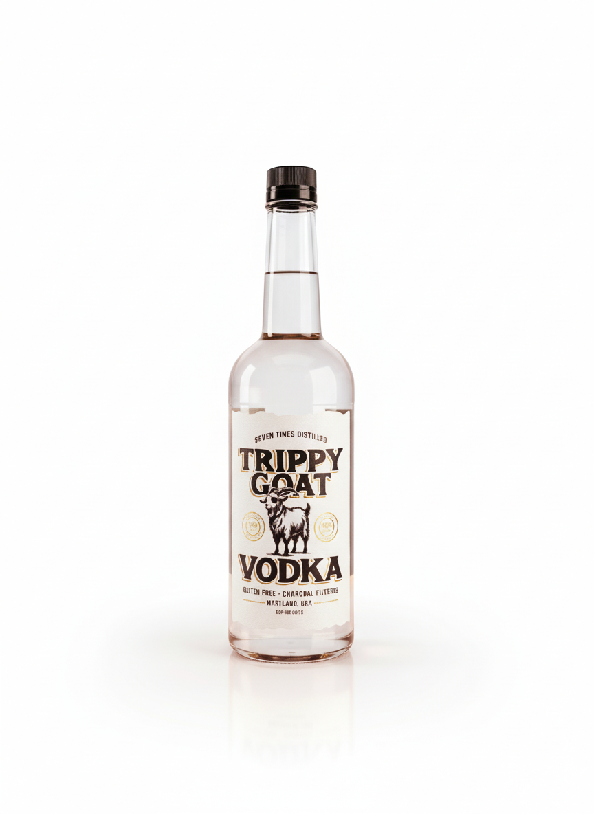 Trippy Goat Seven Times Distilled Vodka 750ml