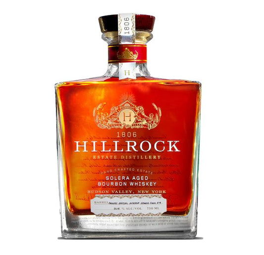 Hillrock Solera Aged Bourbon Homer Cask Pinot Noir Cask 112.3 Proof 750ml
