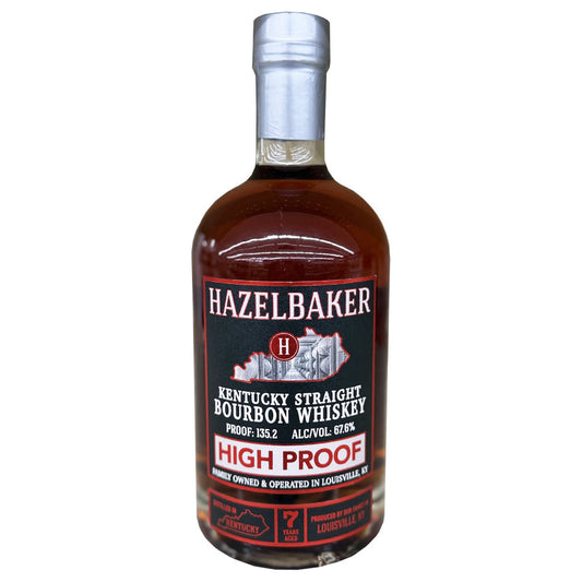 Hazelbaker 7 year High Proof Bourbon 750ml Batch LX9645