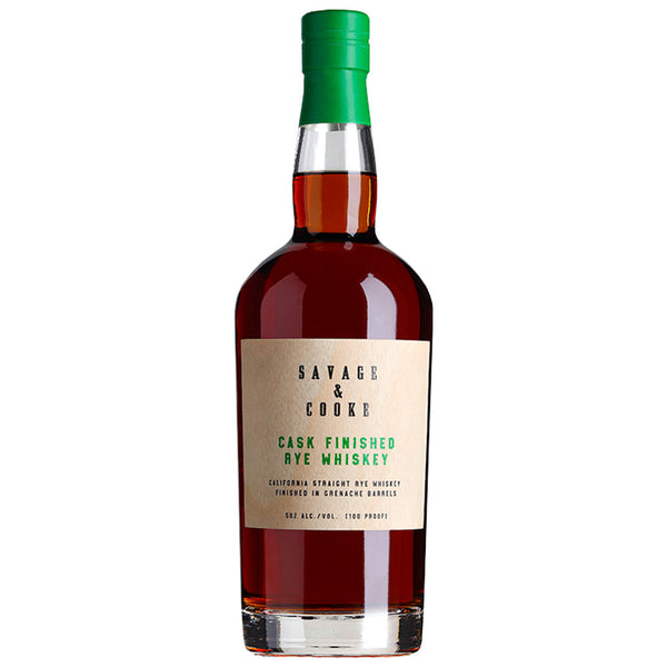 Savage & Cooke Grenache Cask Rye Whiskey 750ml