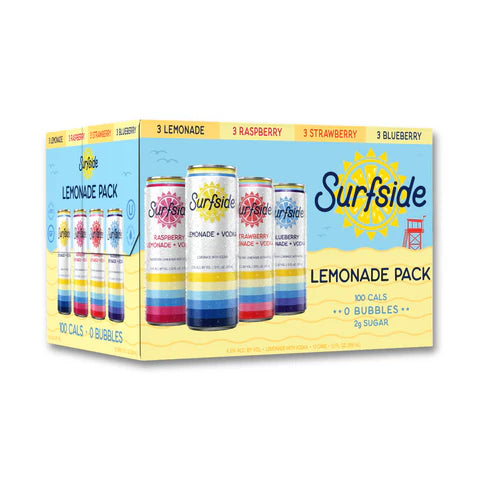 Surfside Cocktails Lemonade Pack 8 pack 12 oz.