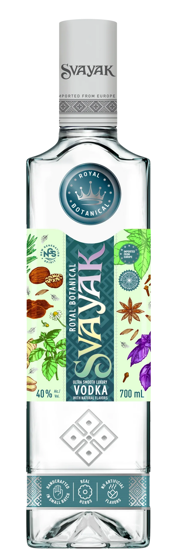 Svayak Vodka Royal Botanical 700ml