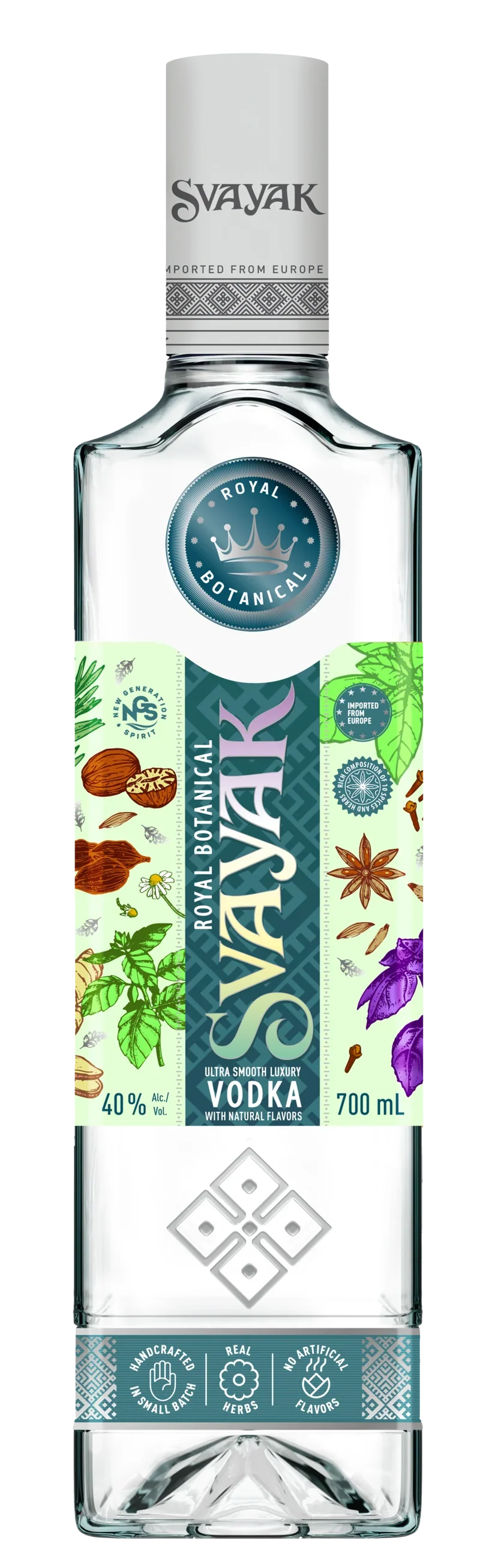 Svayak Vodka Royal Botanical 700ml