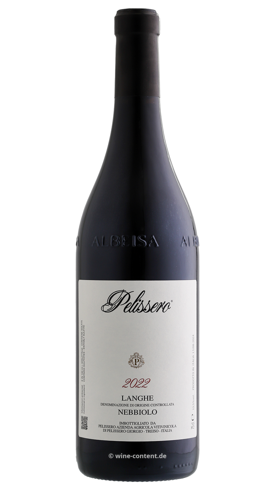 Pelissero Langhe Nebbiolo DOC 2022 750ml