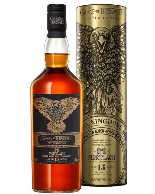Mortlach 15 Year Lord of 6 Kingdoms GOT Single Malt Scotch 750ml