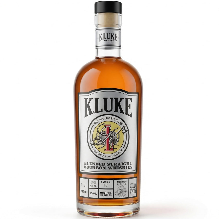 K.LUKE Whiskey Company Batch #15 Barrel Strength Bourbon 750ml