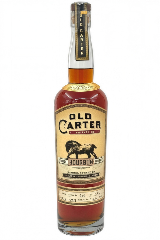 Old Carter Straight Bourbon Whiskey Barrel Strength 750ml bottle