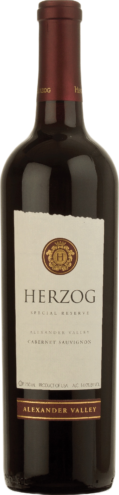 Herzog Special Reserve Cabernet Sauvignon Alexander Valley 750ml bottle