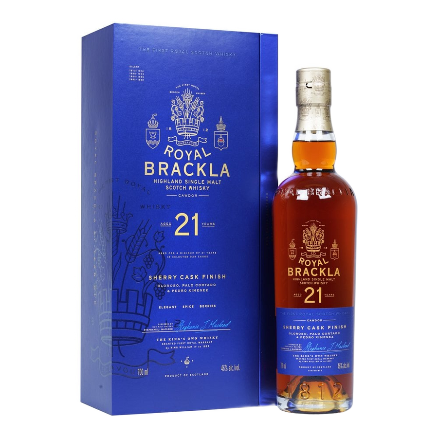 Royal Brackla 21 Year Old Single Malt Scotch Whisky 750ml bottle