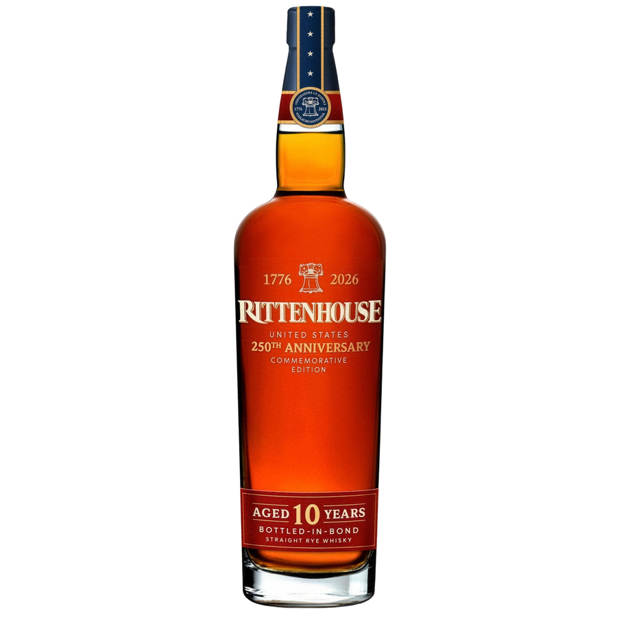 Rittenhouse 250th Anniversary 10 Year Bottled-in-Bond Straight Rye Whiskey 750ml bottle