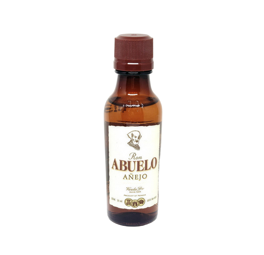 Ron Abuelo Anejo Rum 50ml miniature bottle