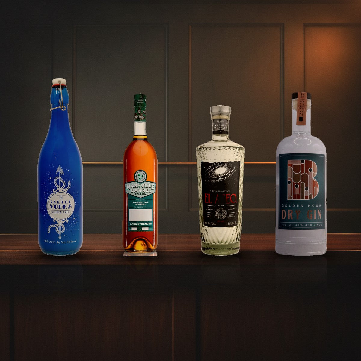 The Craft Bartending Kit — small-producer bottles